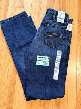 Cinch Men’s Dark Blue Slim Straight Jeans NWT